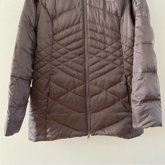 The North Face 550 Gray Aconcagua Puffer Jacket Coat NF0A2TDQ Women’s Size Large - Picture 3 of 14